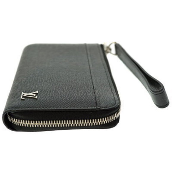 Louis Vuitton Zippy Dragonne zipper long Wallet Taiga leather black LV - Picture 3 of 6